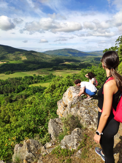 Point de vue à la sortie du Bois des Bruyères au sud de Villar St Anselme