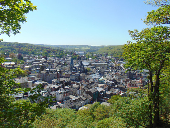 Point de vue au-dessus de Spa