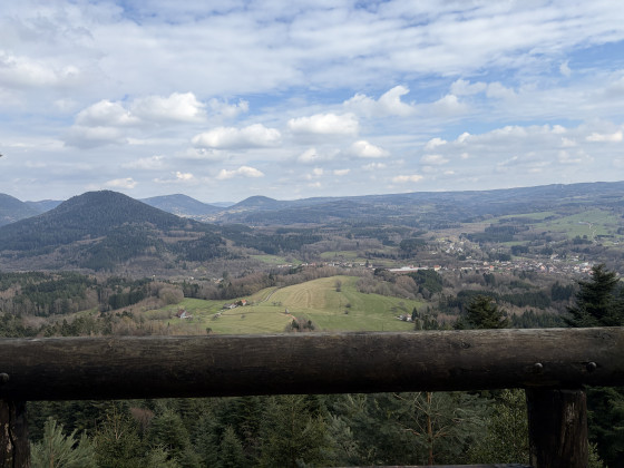 Point de vue avant la descente