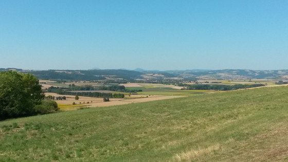 Point de vue dès le début du circuit