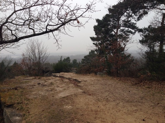 Point de vue du camp de Chailly