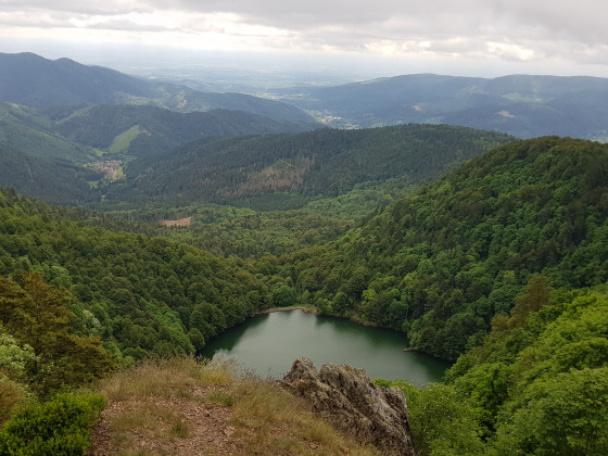 Point de vue du lac des perches