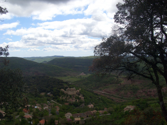 Point de vue du village de Dio