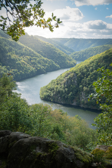 Point de vue sur la Dordogne