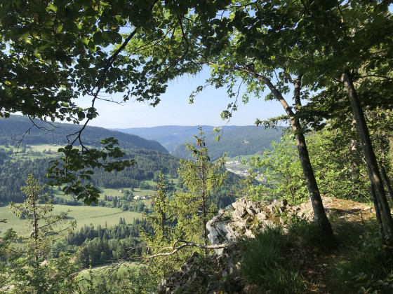 point de vue sur la vallée
