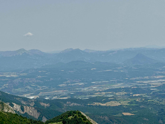 Point de vue sur le Val de Durance