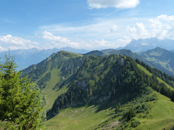 Pointe de Mouet and Saix Rouge