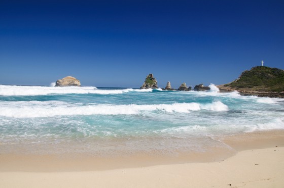 Pointe des Châteaux et plage