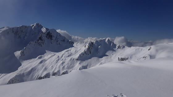Pointe des Marmottes Noires et pointe de  Combe Bronzin