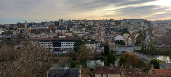 Poitiers depuis le Chemin des Crêtes