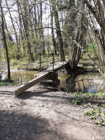 Pont aménagé