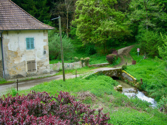 Pont amont sur la Brive