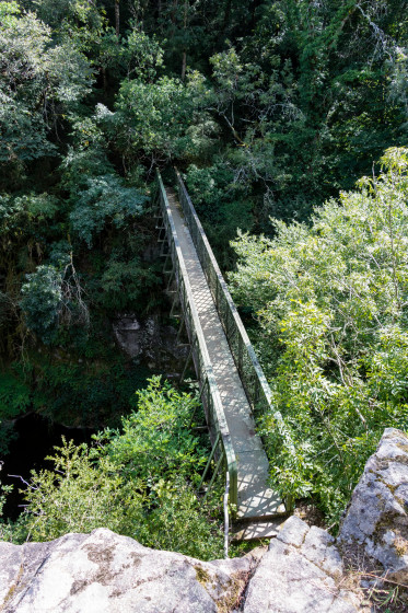 Pont de fer sur la Bouble.
