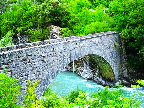 Pont du Cros sur la Vésubie