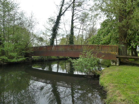 Pont sur l'Eure à la Butte de Villebon