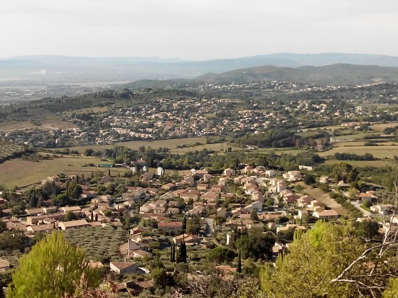 Première vue sur Manosque
