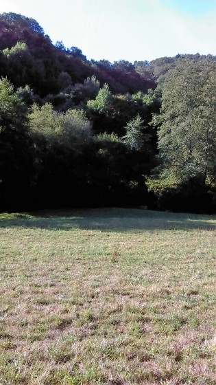 Pr&eacute;s avec la Couze en bas