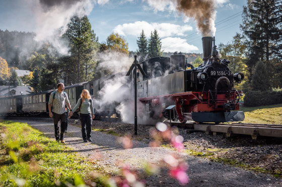 Preßnitztalbahn unter Dampf