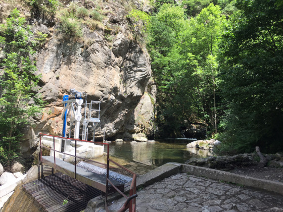 Prise d\'eau de la mini centrale hydro électrique