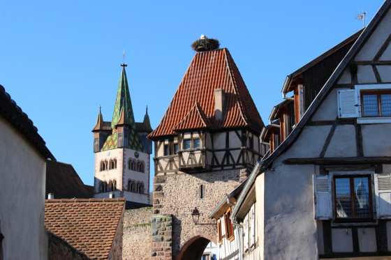 Quartier du Château à Châtenois
