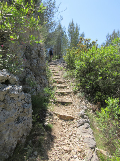 Quelques marches en fin de parcours