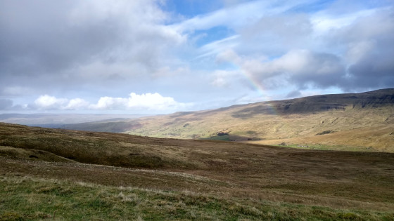 Rainbow, Mallerstang Edge en arrière-plan