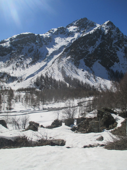 Rando  départ  refuge des Bans