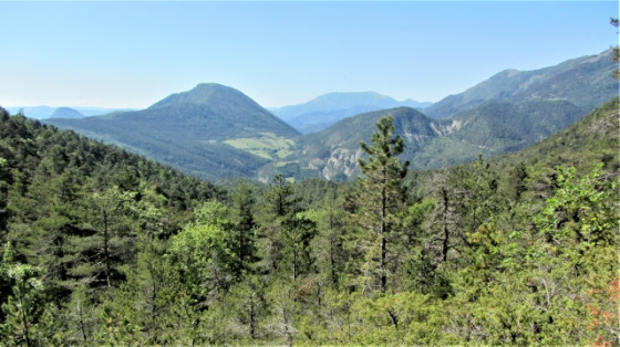 Rando des Sadous. Vue côté Roanne. 28 mai 2020.