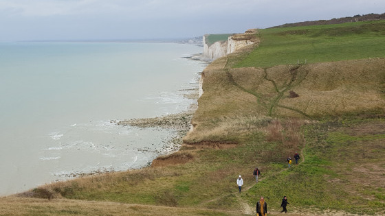 Rando sur les falaises de la C&ocirc;te de Picardie