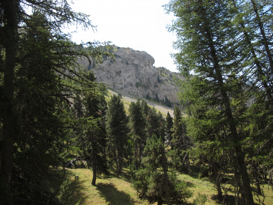Redescente du col de Plate Contier