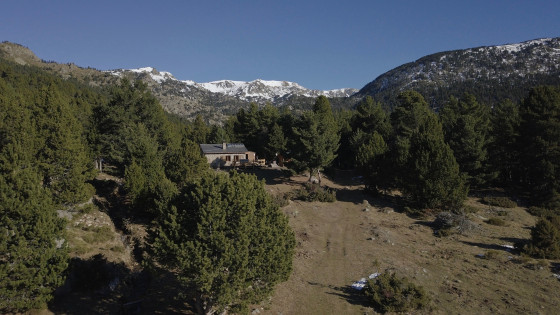 refuge vu du ciel