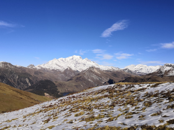 Reste des neiges de fin septembre