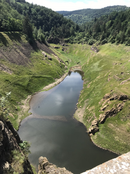 Retenue du barrage du gouffre d\'enfer
