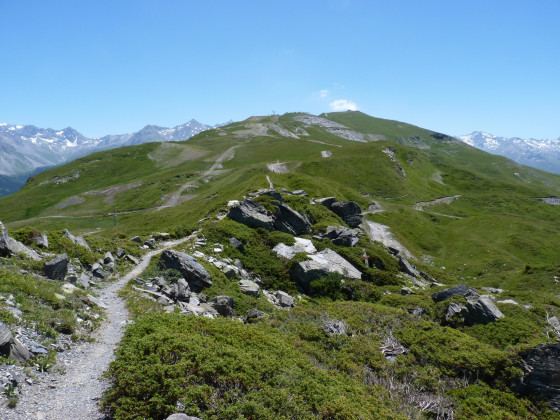 Retour vers le col de Cherferie