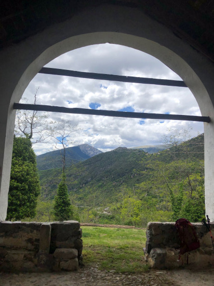 Rimplas, vu de la chapelle de St Donat