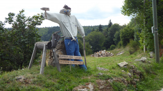 Robert Stevenson à l'entrée de Chabalier