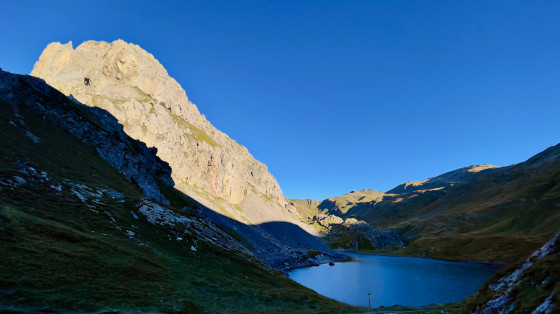 Roche Colombe à l\'aurore