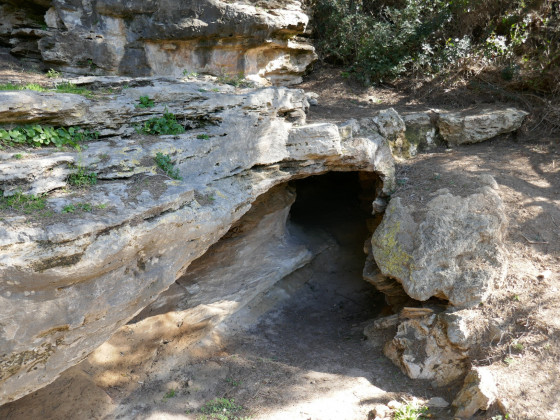 Roche de la Lecque - Abri sous roche Roche de la Lecque - Abri sous roche