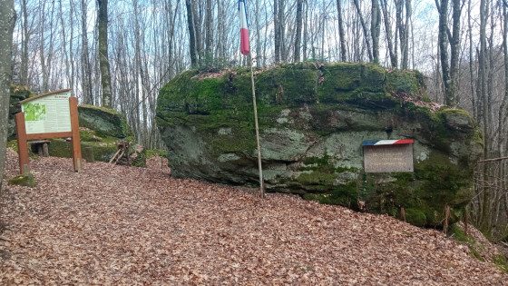 Roche des maquisards