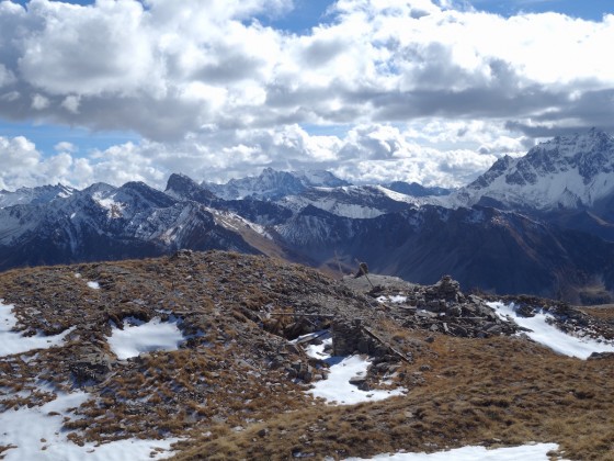 Rocher de l'Eissassa, Aiguille de Chambeyron et Font Sancte