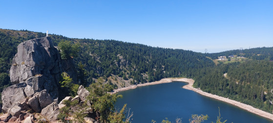 Rocher du Hanz et Lac Blanc