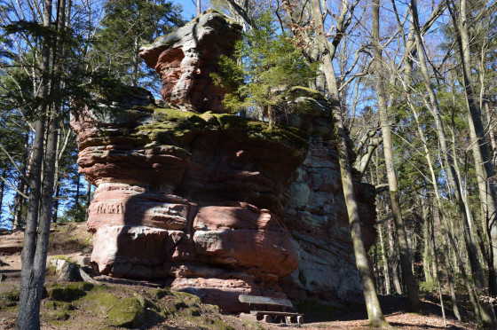 Circuit, rochers et ch&acirc;teaux autour d'Obersteinbach