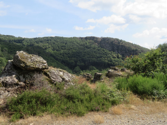 Rochers au bord du précipice