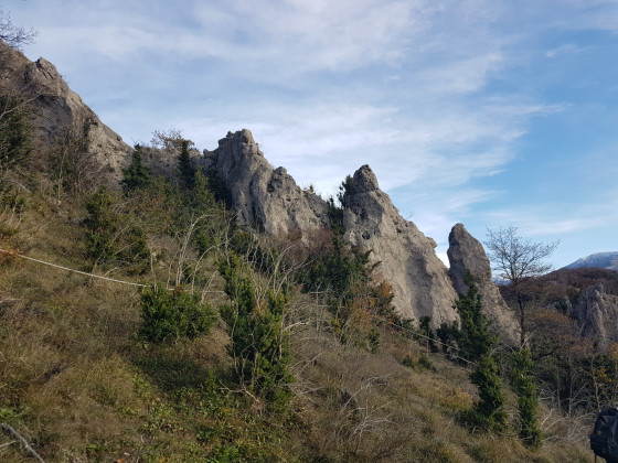 Rochers sur la cr&ecirc;te