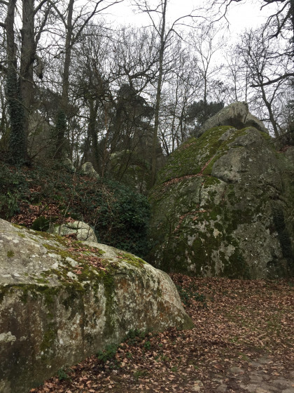 Rochers tourment&eacute;s