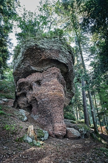 Roches de la Xaveure - La tête d\'éléphant.