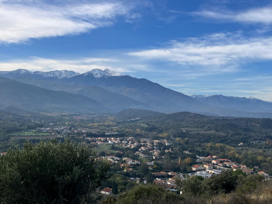 Rodès et le Canigou