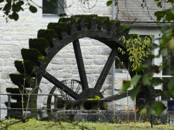 Roue de l'ancien Moulin de Bauche