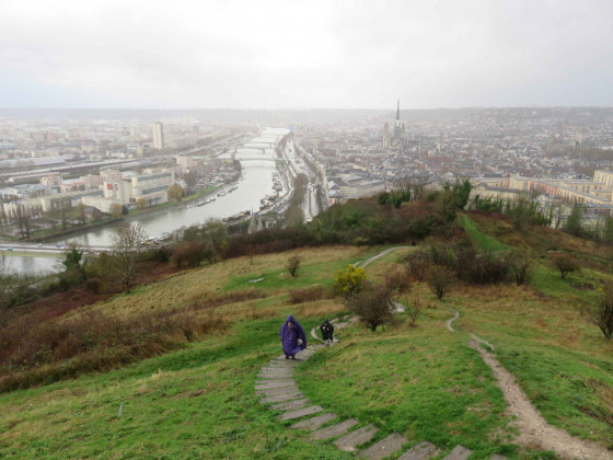 Rouen et la Seine