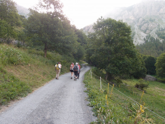 Route du refuge Ferran